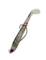 Nomura-Super weedless minnows-Dirty Silver Glitter