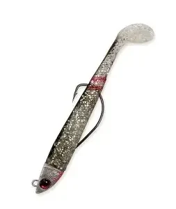 Nomura-Super weedless minnows-Dirty Silver Glitter