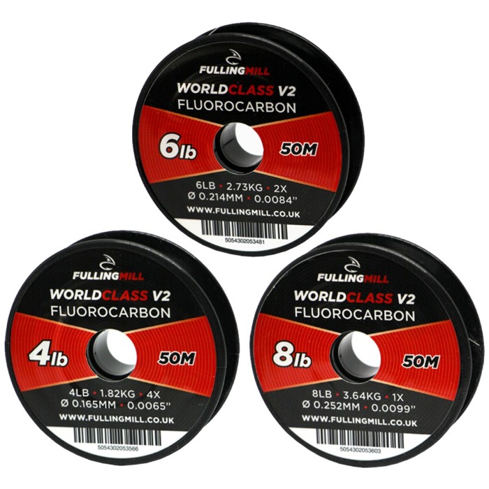 Fulling Mill World Class V2 Fluorocarbon Line 50m