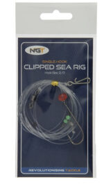NGT Single Hook Clipped Sea Rig Hook Size 2/0