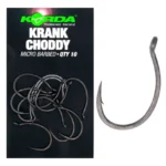 Korda Krank Choddy Hooks - Micro-Barbed (size 10)