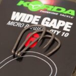 Korda Wide Gape Hooks (micro-barbed size 8)