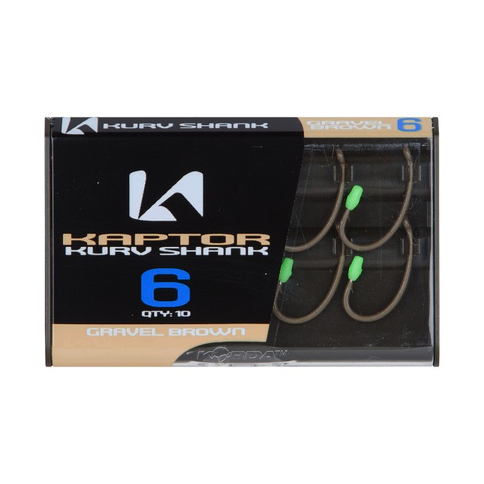 Korda Kaptor Kurv Shank Barbed Hooks