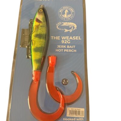 Bell Rock Lures - The Weasel 94g - Hot Perch