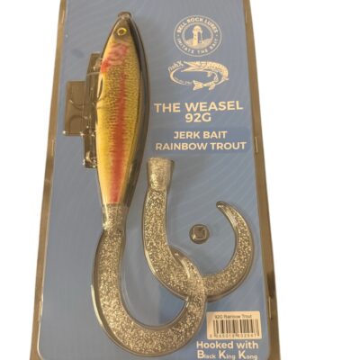 Bell Rock Lures – The Weasel 94g - Rainbow Trout