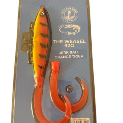Bell Rock Lures – The Weasel 94g - Orange Tiger