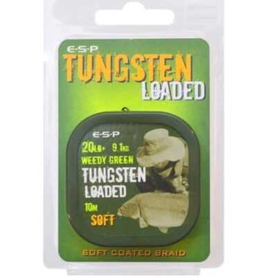ESP Tungsten Loaded Semi-Stiff 20lb Coated Braid Hooklink 10m