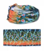 Brook Trout Pattern Neck Tube, Face Mask, Multifunctional Headwear