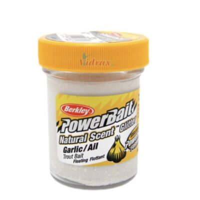 Berkley Powerbait Natural Scent Glitter White Garlic