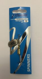 Dynamic 5g Silver with Black Dots Spinner