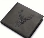 Stag Leather Wallet (Black)