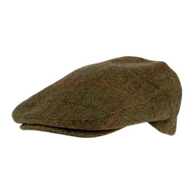 Jack Pyke-Wool Blend Flat Cap (Brown Tweed-Large)