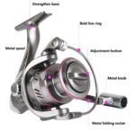 YO1000 Spinning Reel 5.2:1 Metal Spool 5-12KG Max Drag