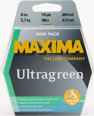 Maxima Ultra Green Fishing Line 6lb 250Yards