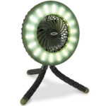 NGT Dynamic Bivvy Fan with LED Light & Power Bank